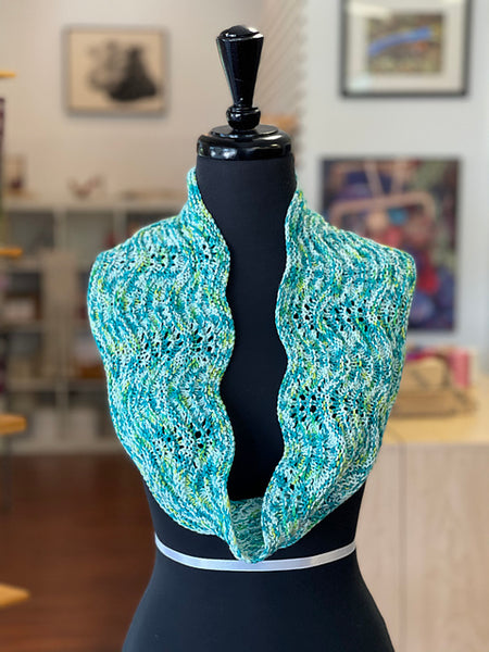 Ida Lace Cowl Knitting Pattern Download