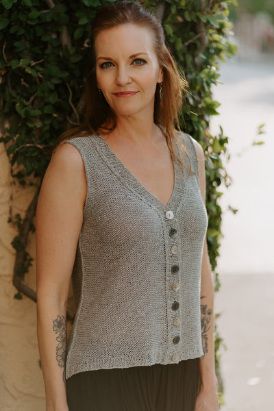 Viola Vest Tank Knitting Pattern Download