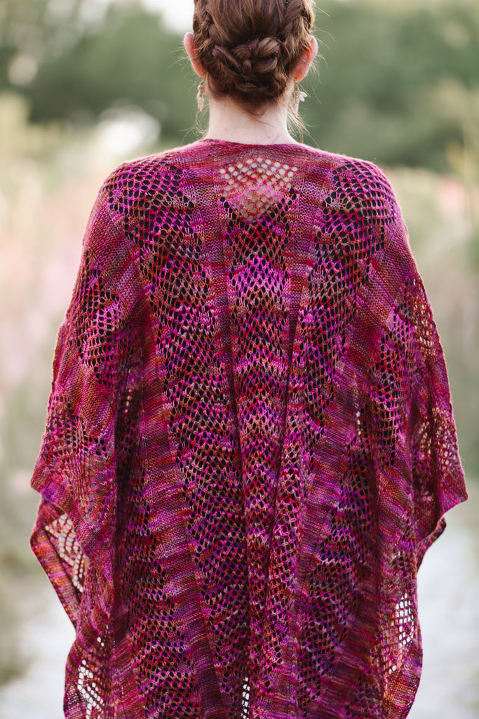 Short Ruana Knitting Pattern Wilson Ruana Knitting Pattern Download – KittyBea Knitting