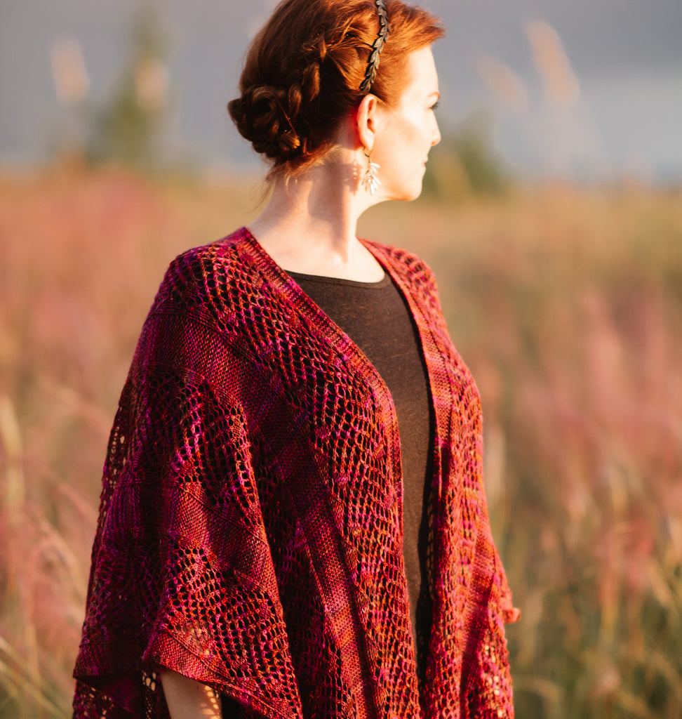 Short Ruana Knitting Pattern Wilson Ruana Knitting Pattern Download – KittyBea Knitting