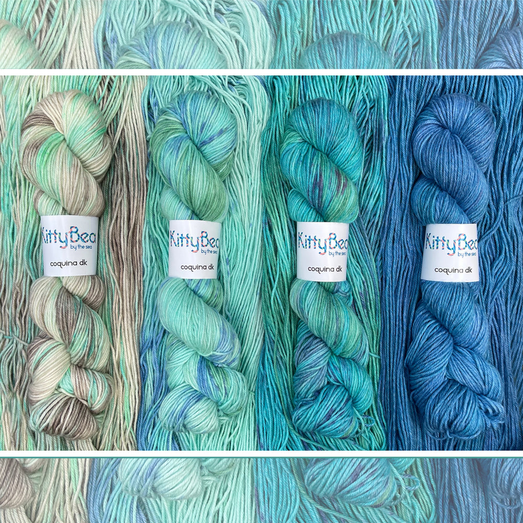 Marco DK: Pima Cotton Yarn | Hand-Dyed Skeins | KittyBea by the Sea