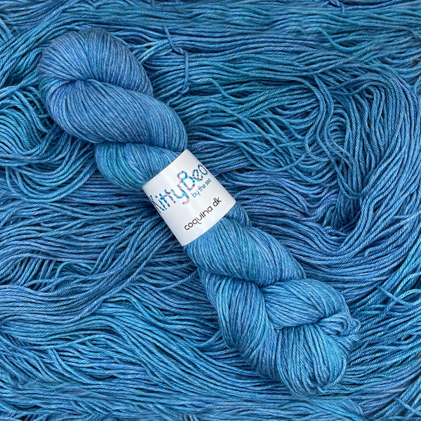 NEW! Coquina: Superwash Merino Wool & Cotton Yarn | Hand-Dyed Skeins | KittyBea by the Sea