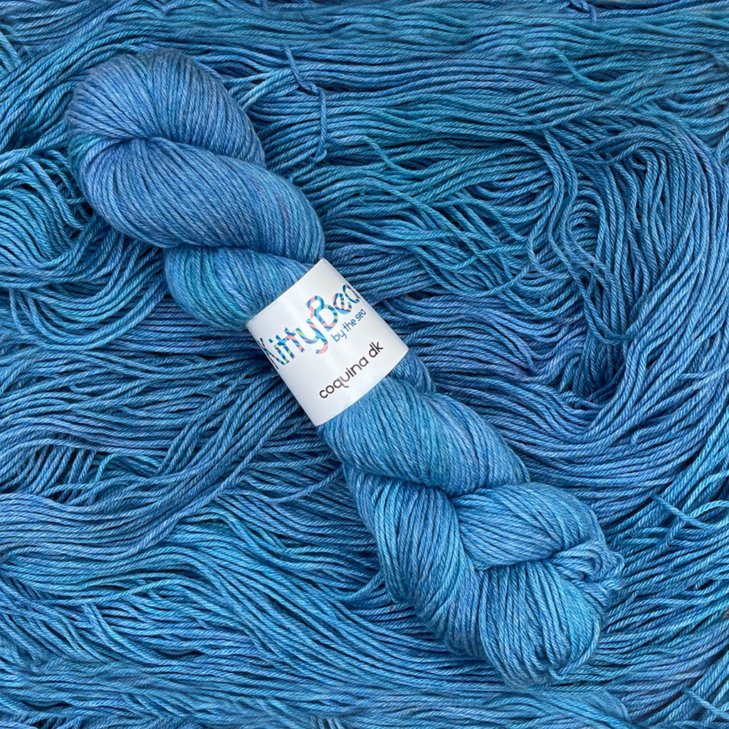 SALE Coquina DK: Superwash Merino Wool & Cotton Yarn | Hand-Dyed Skeins |  KittyBea by the Sea