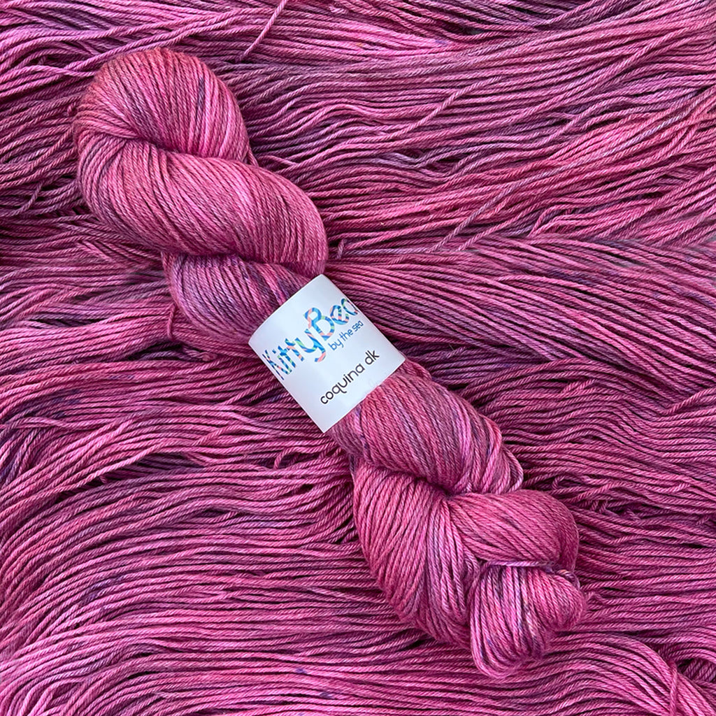 SALE Coquina DK: Superwash Merino Wool & Cotton Yarn | Hand-Dyed Skeins |  KittyBea by the Sea