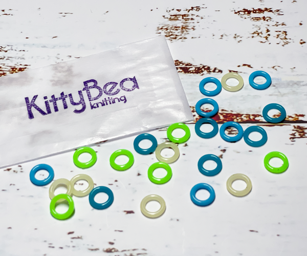 KittyBea Knitting Soft Silicone Stitch Markers S/M Nonslip Snagless Snag-free