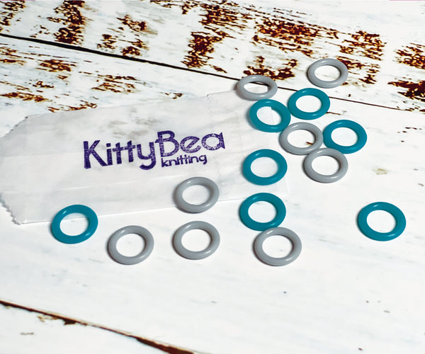 KittyBea Knitting Soft Silicone Stitch Markers XL Nonslip Snagless Snag-free