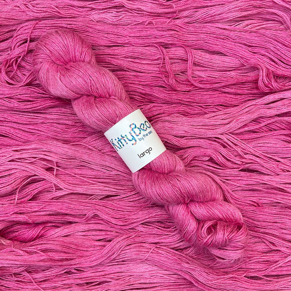 Largo DK: Alpaca, Linen, Silk Yarn | Hand-Dyed Skeins | KittyBea by the Sea