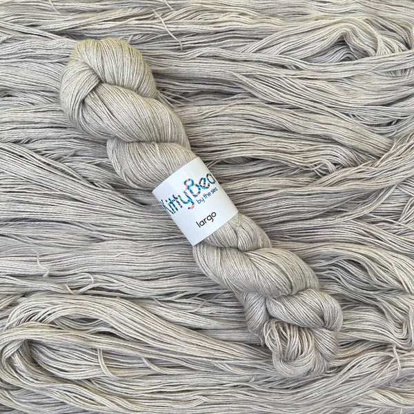 Largo DK: Alpaca, Linen, Silk Yarn | Hand-Dyed Skeins | KittyBea by the Sea