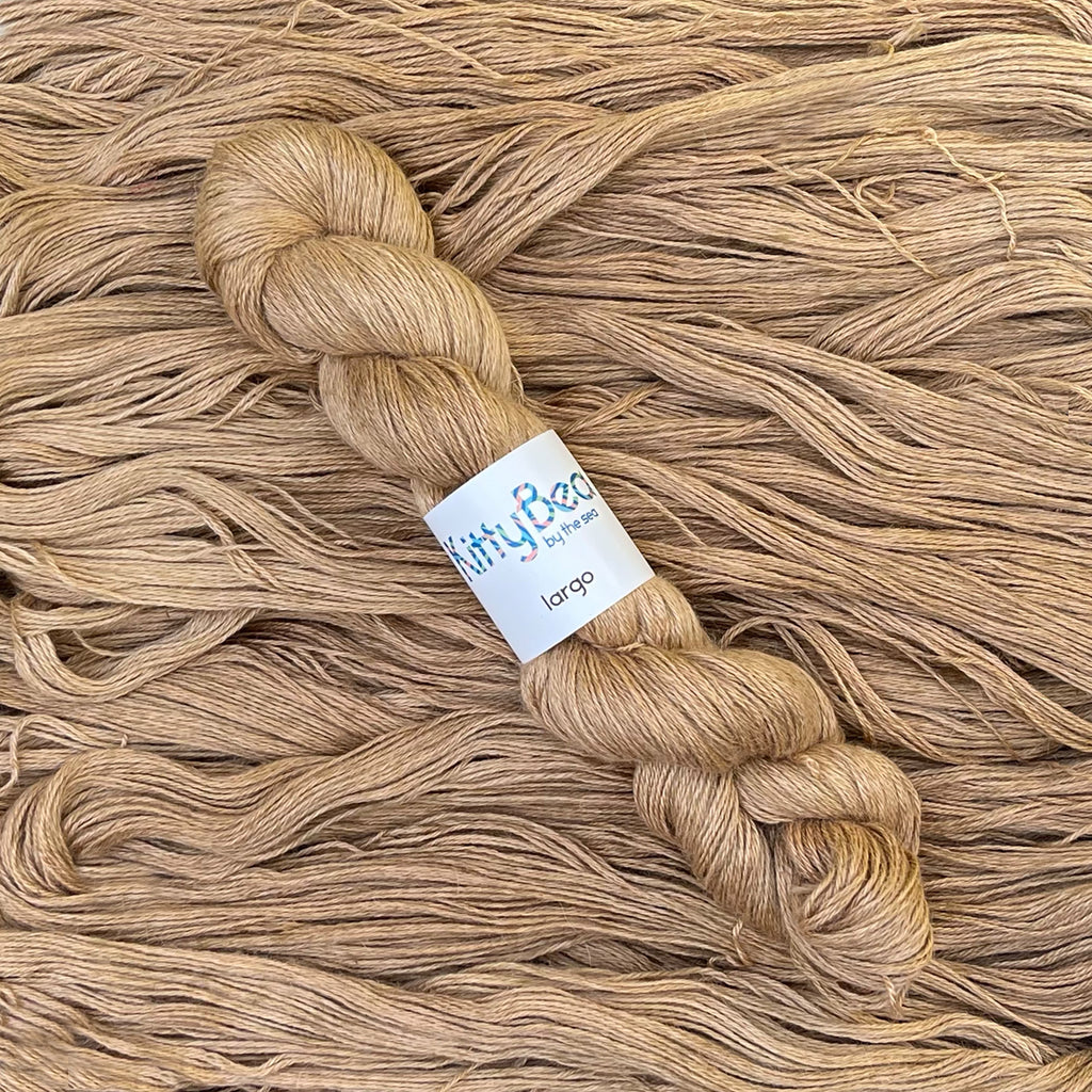 Largo Alpaca Silk Linen Yarn, Hand-Dyed