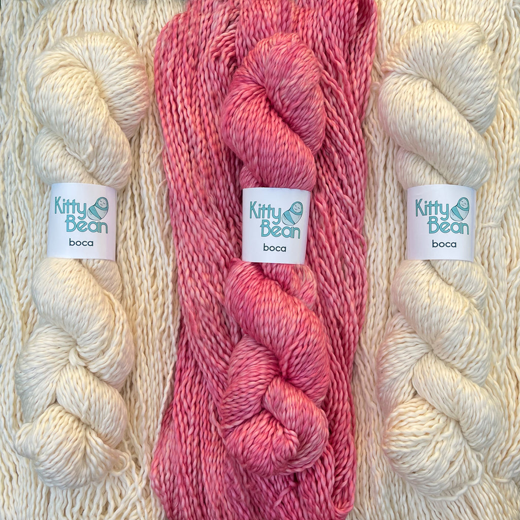SALE Coquina DK: Superwash Merino Wool & Cotton Yarn | Hand-Dyed Skeins |  KittyBea by the Sea