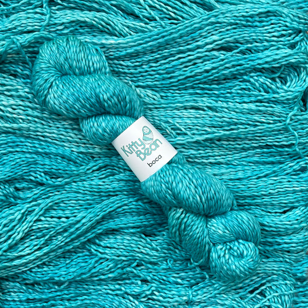 CLEARANCE Boca: Pima Cotton DK Yarn | Hand-Dyed Skeins | KittyBean Knitting