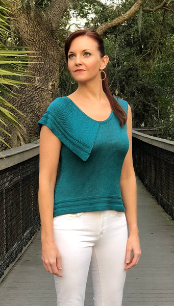Ocean Silk Tank Knitting Pattern Download