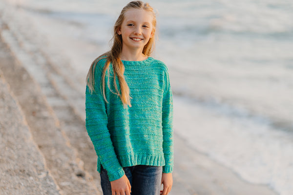 Abbe Kids Pullover Knitting Pattern Download