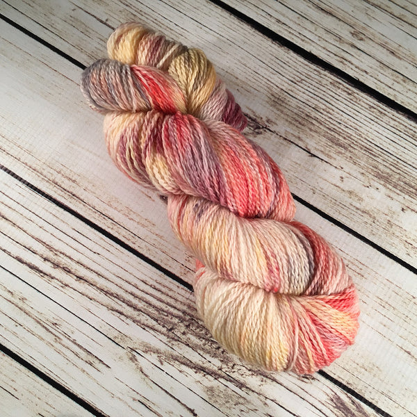 Fruitville Casey Superwash Merino Wool Yarn Hand-Dyed by Kitty Bea Knitting
