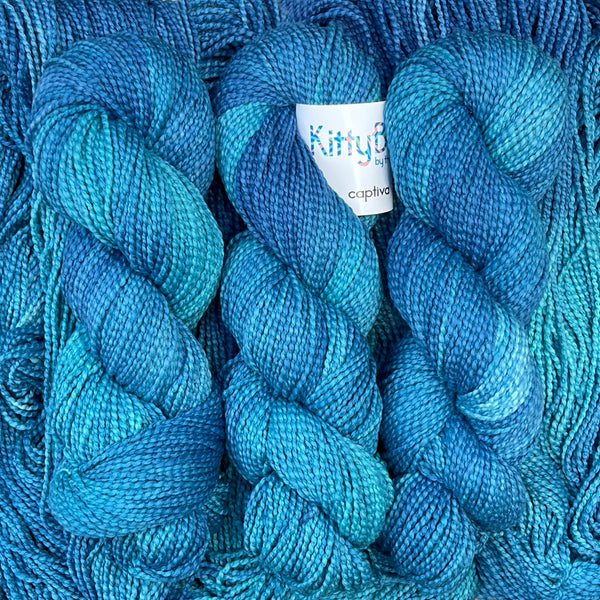 CLEARANCE Captiva: Cotton DK Yarn | Hand-Dyed Skeins | KittyBea by the Sea