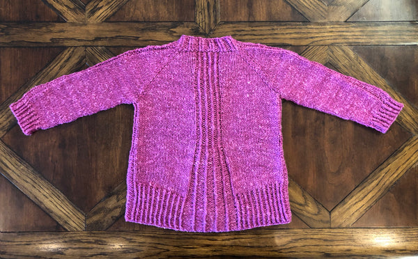 Reidette Girls Cardigan Knitting Pattern Download