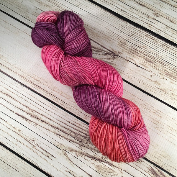 Drum Circle Lido Superwash Merino Nylon Yarn Hand-Dyed by Kitty Bea Knitting