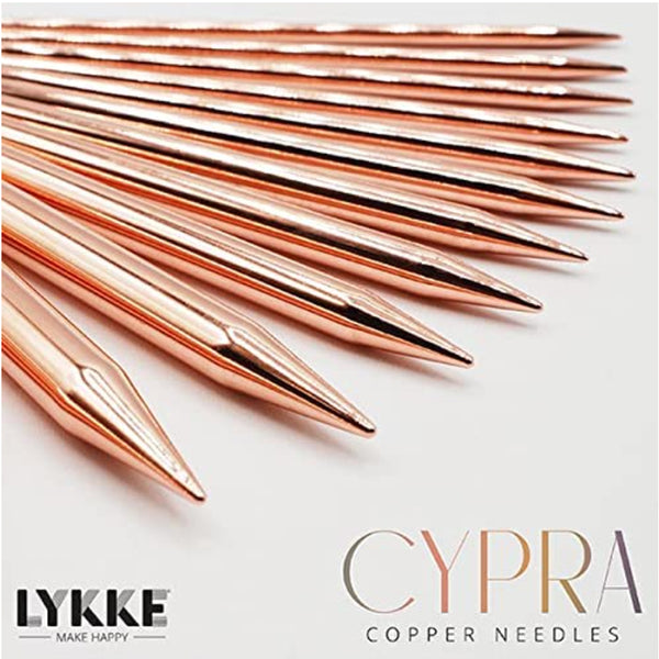 Lykke Cypra Copper 5" Interchangeable Needle Set