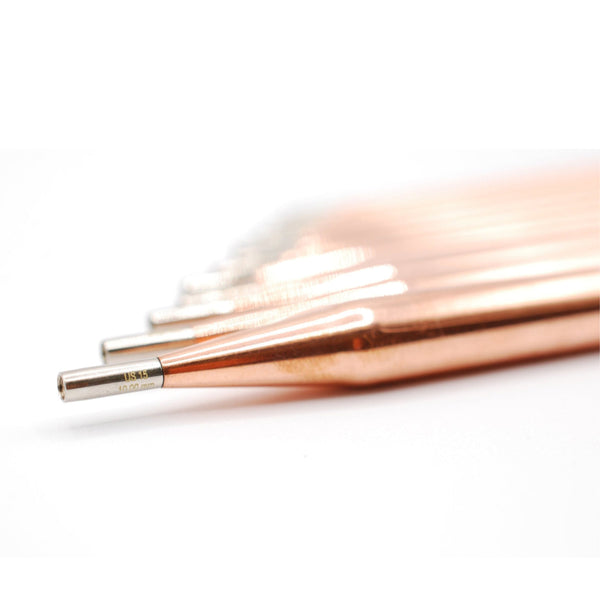 Lykke Cypra Copper 5" Interchangeable Needle Set
