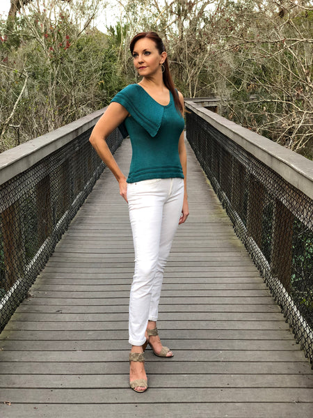 Ocean Silk Tank Knitting Pattern Download