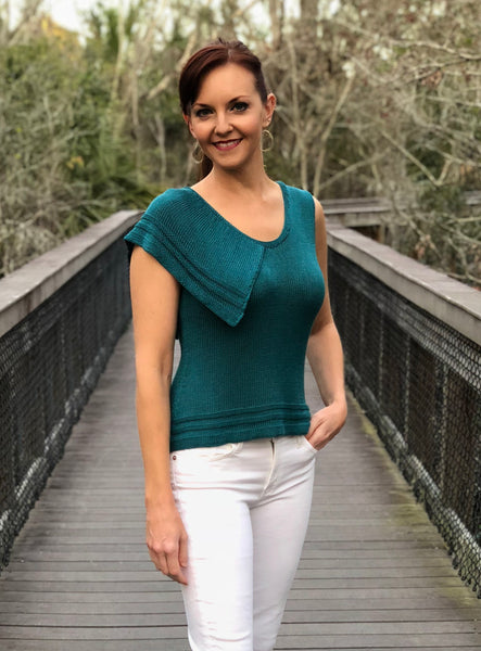 Ocean Silk Tank Knitting Pattern Download