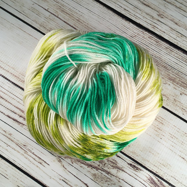 Palm Avenue Siesta Hand-Painted Kitty Bea Knitting