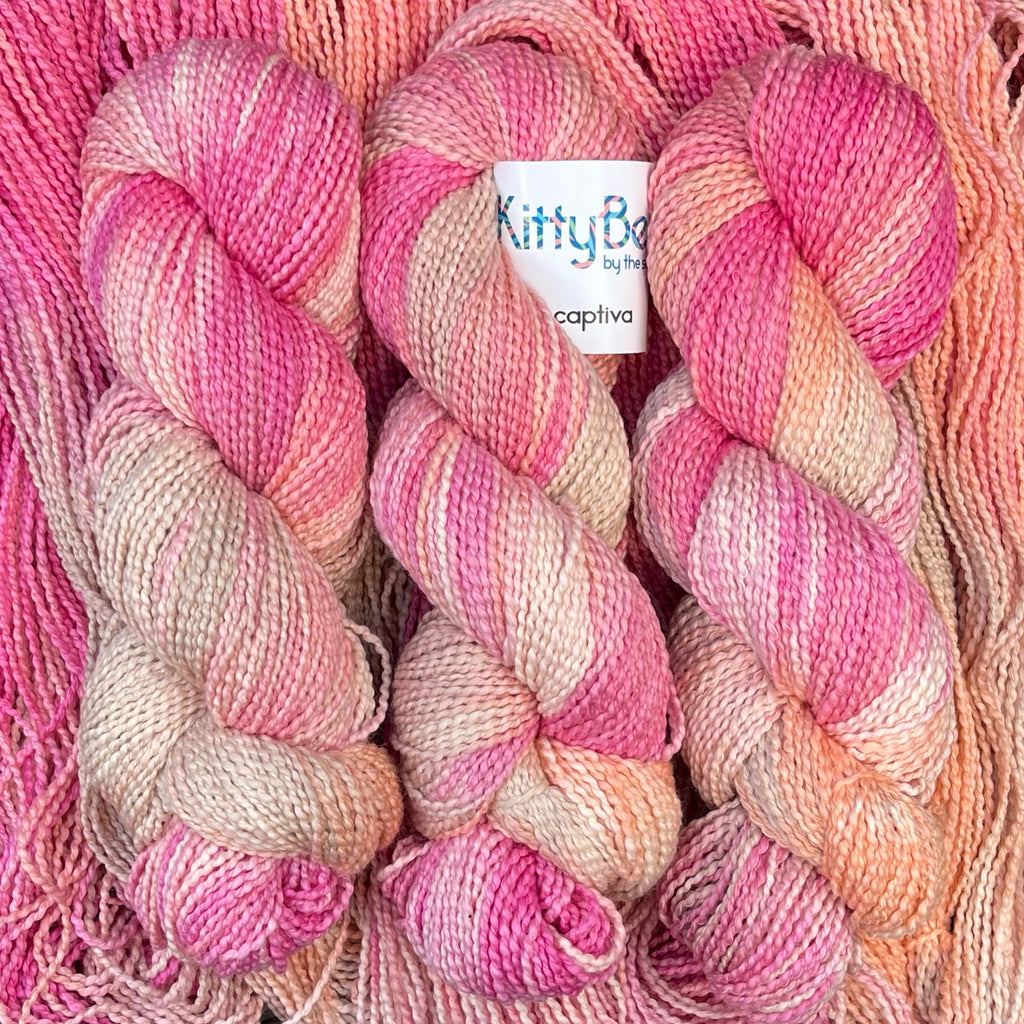 Captiva: Cotton DK Yarn | Hand-Dyed Skeins | KittyBea by the Sea