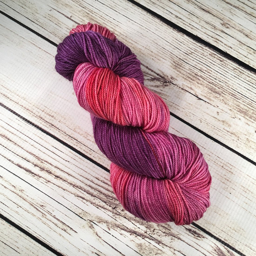 Drum Circle Siesta Superwash Merino Wool Cashmere Nylon Yarn Hand-Dyed by Kitty Bea Knitting