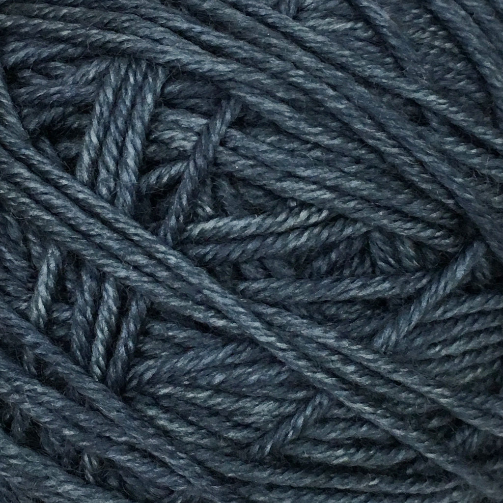 Silver Hand Dyed Yarn Worsted Gray Yarn Ready to Ship Superwash Merino Wool  